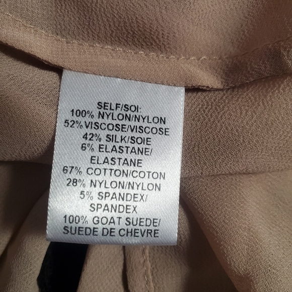 Haute Hippie Women's 2 Silk Suede Blend Lace Sleeveless Long Maxi Dress New Tags - Picture 5 of 7